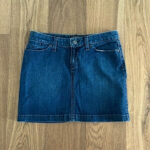 Banana Republic Jean skirt, Sz 4P